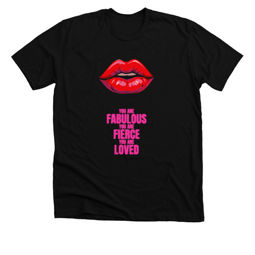 Unmasked Diva Signature Tee, a Solid Black Blend Premium Unisex Tee