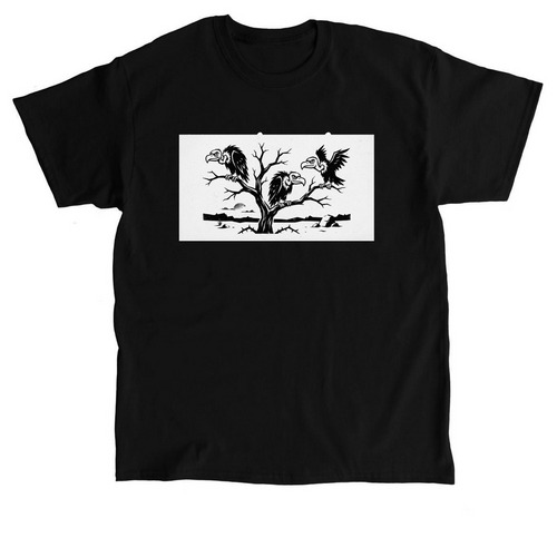 3 Buzzards, a Black Classic Unisex Tee
