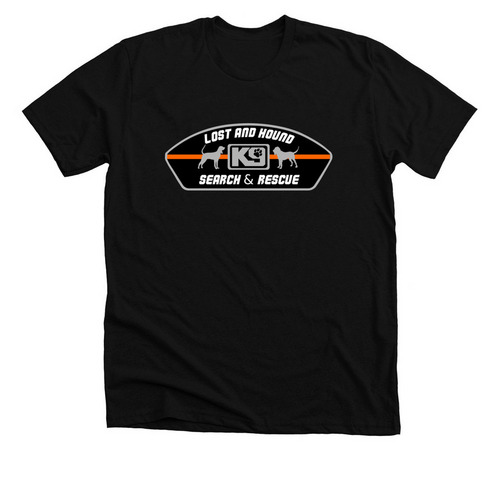 Hound Helper, a Solid Black Blend Premium Unisex Tee