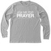 ECHO Ask Me For Prayer, a Athletic Heather Premium Long Sleeve Tee