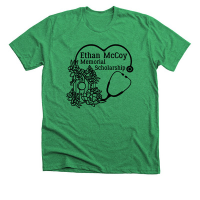 Ethan McCoy Memorial Scholarship, a Heather Kelly Premium Unisex Tee