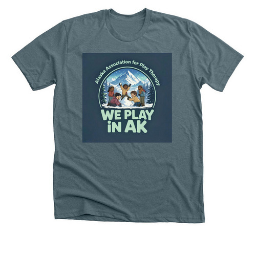 Build a Snowman in Anime Style, a Heather Slate Premium Unisex Tee