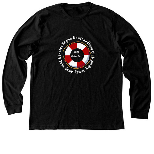 Genesee Region Newfoundland Club, a Black Heather Premium Long Sleeve Tee