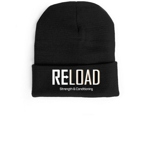 RELOAD Beanie, a Black Cuffed Beanie