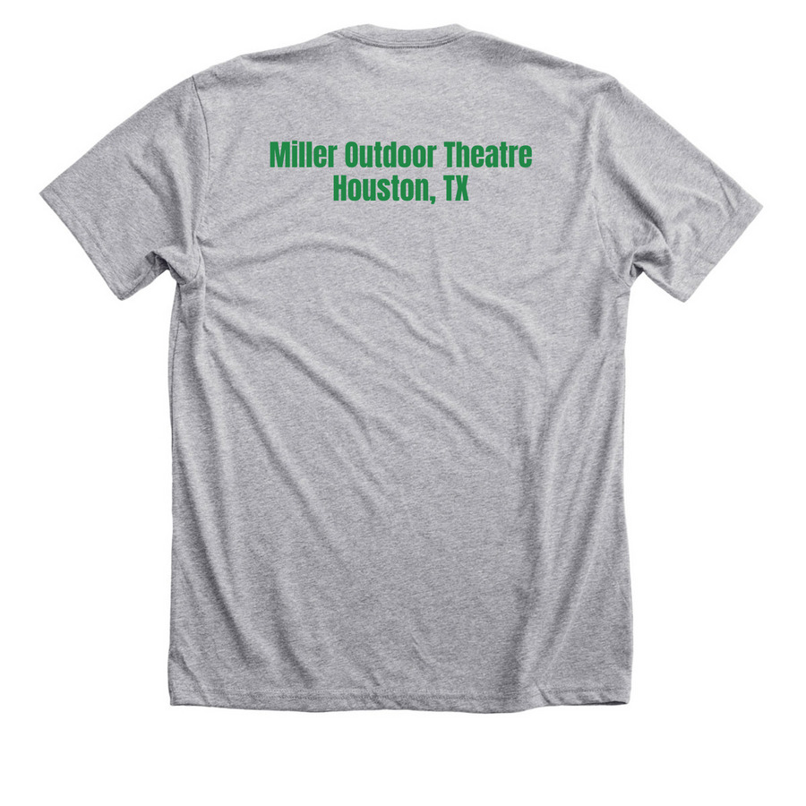 Classic Logo, a Athletic Heather Premium Unisex Tee (back-view)
