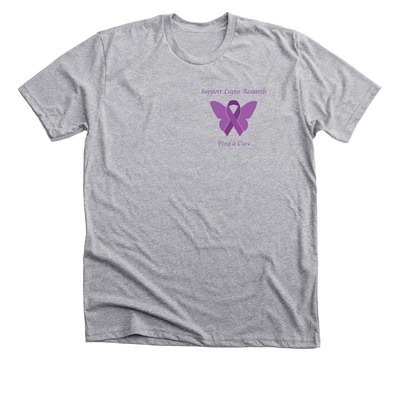 Lupus Awareness, a Athletic Heather Premium Unisex Tee