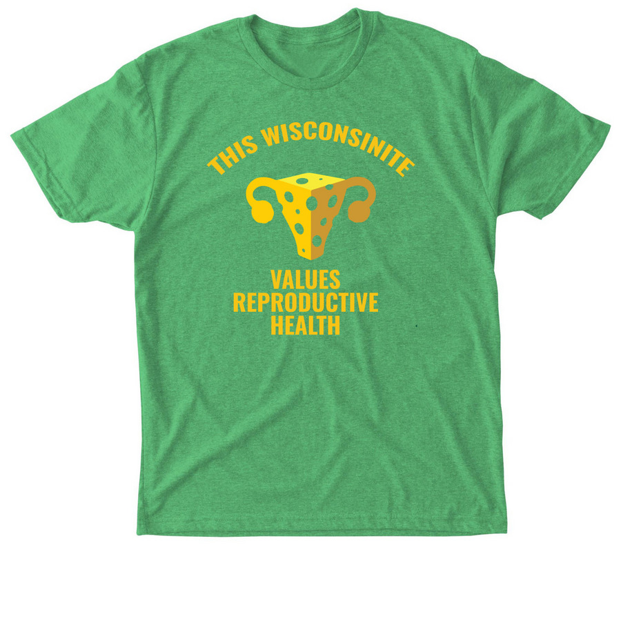 This Wisconsinite Values Reproductive Health, a Envy Triblend Unisex Tee
