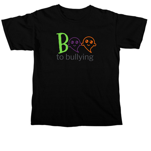 Boo to bullying&nbsp;, a Black Comfort Colors Unisex Tee