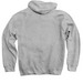 Hoodie Throwback Logo, a Sport Grey Pullover Hoodie (back-view)
