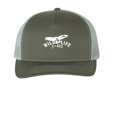 Wildlife for All Trucker Hat, a Beetle/ Quarry Printed Five-Panel Trucker Cap