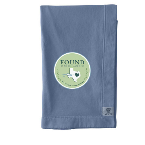 REVERENCE BLANKET, a Blue Jean Comfort Colors Blanket