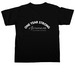 ONE YEAR STRONG, a Black Comfort Colors Unisex Tee (back-view)