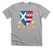 Saint Andrew's Society - Shield + Motto, a Athletic Heather Premium Unisex Tee
