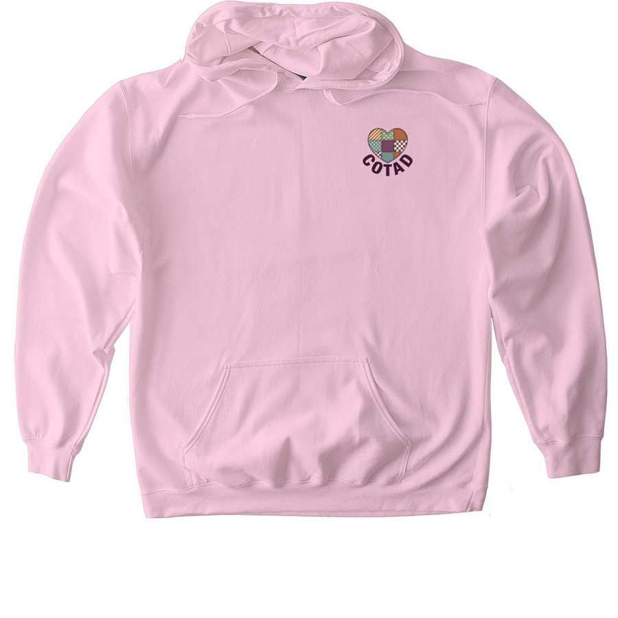 COTAD MERCH - Every Piece Belongs&nbsp;, a Light Pink Gildan Softstyle Pullover Hoodie