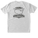 O&W one nation under GOD, a Heather White Triblend Unisex Tee (back-view)