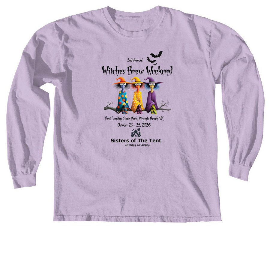 SOTT Witches Brew Weekend 2026, a Orchid Comfort Colors Long Sleeve Tee