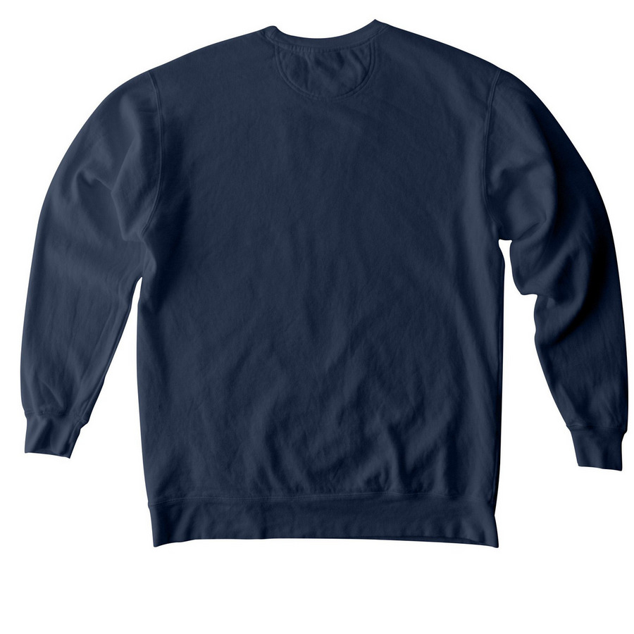 2025 Logo Sweatshirt!&nbsp;, a True Navy Comfort Colors Crewneck Sweatshirt (back-view)