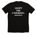Adopt The Underdog Tee, a Solid Black Blend Premium Unisex Tee (back-view)