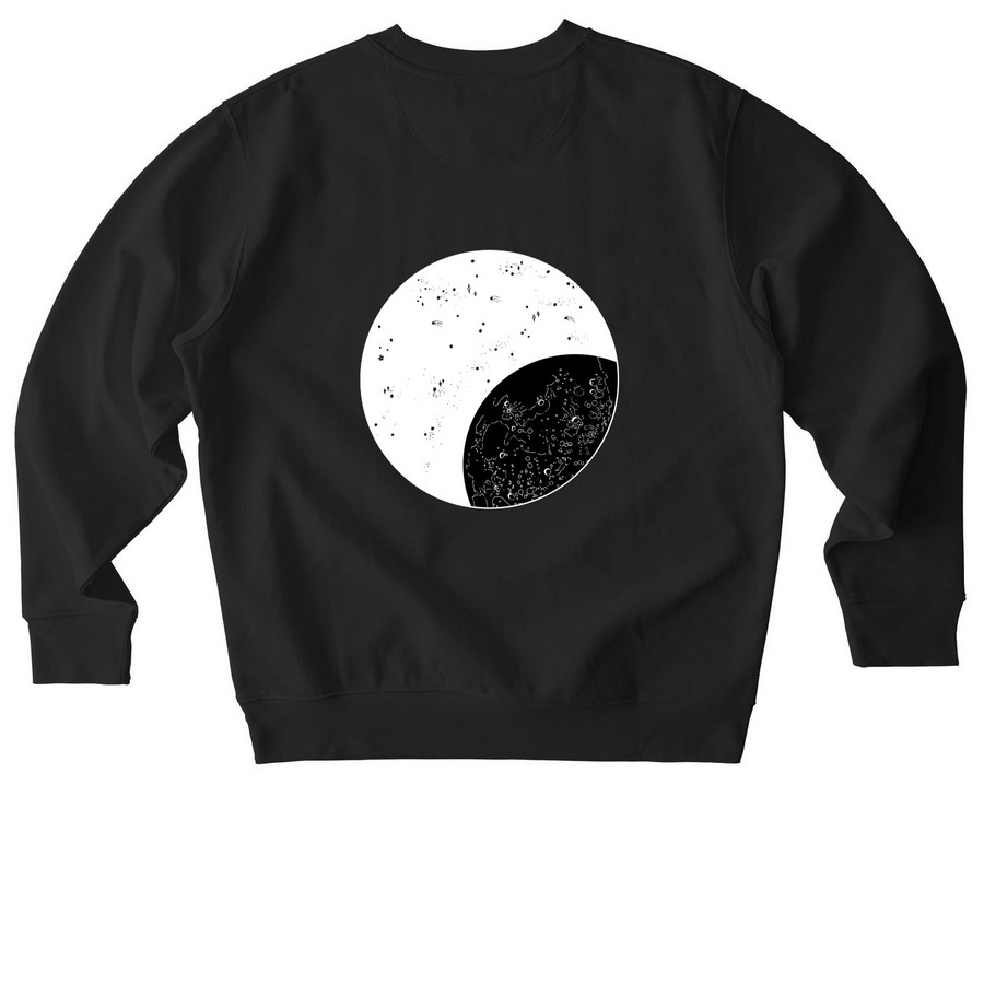 Open Lunar Tees & Sweatshirts, a Black Stanley/Stella Unisex Changer 2.0 Crewneck Sweatshirt (back-view)