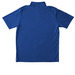 Fearlessly Forward Blue Polo, a True Royal Unisex Performance Polo (back-view)