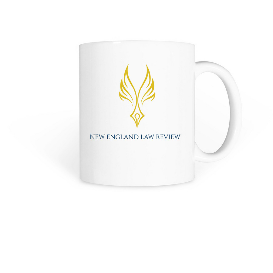 New England Law Review Mug, a White Coffee Mug