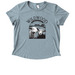 Limited Edition Lamb Design, a I Like You Blue Allmade Eco Triblend Women?s Scoop Neck Tee