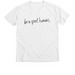 be a good human script dark, a Solid White Blend Premium V-Neck Tee