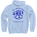 BUBBLES DOG RESCUE MERCH, a Light Blue Pullover Hoodie (back-view)
