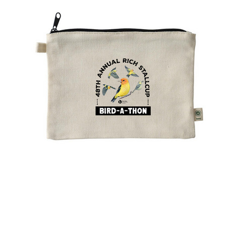 Point Blue 2026 Bird-A-Thon Pouches, a Natural 9"x7" Hemp Blend Pouch
