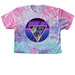 Wharf Rats, a Cotton Candy Women's Tie Dye Cropped Tee