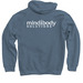 Your body is the best home, a Indigo Pullover Hoodie (back-view)