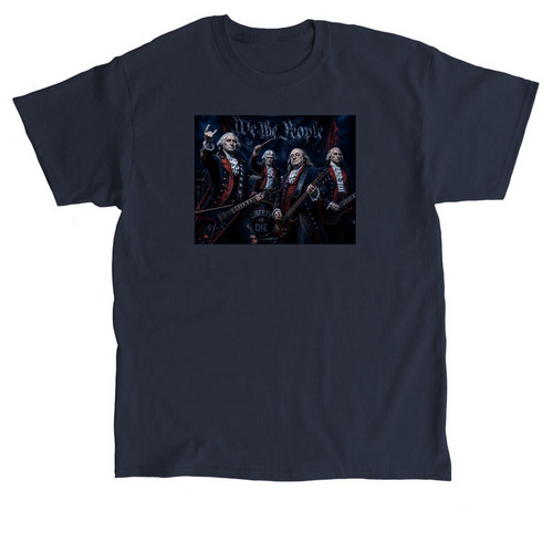 American Metal, a Navy Classic Unisex Tee