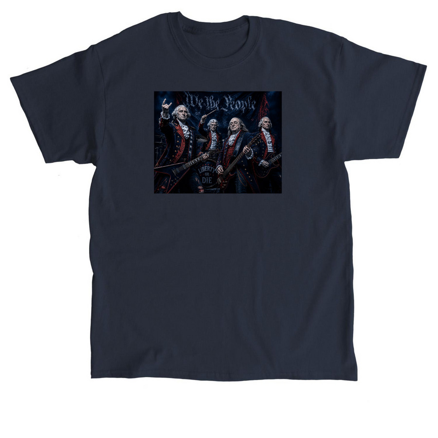 American Metal, a Navy Classic Unisex Tee