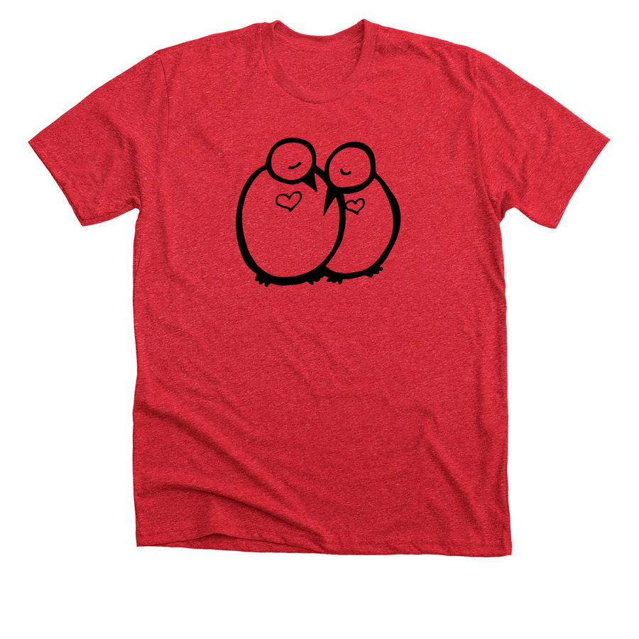 Sweetie Birds&nbsp;, a Heather Red Premium Unisex Tee