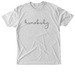 homebody, a Heather White Triblend Unisex Tee