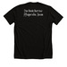 Jessica Fletcher Fan Club, a Solid Black Blend Premium Unisex Tee (back-view)