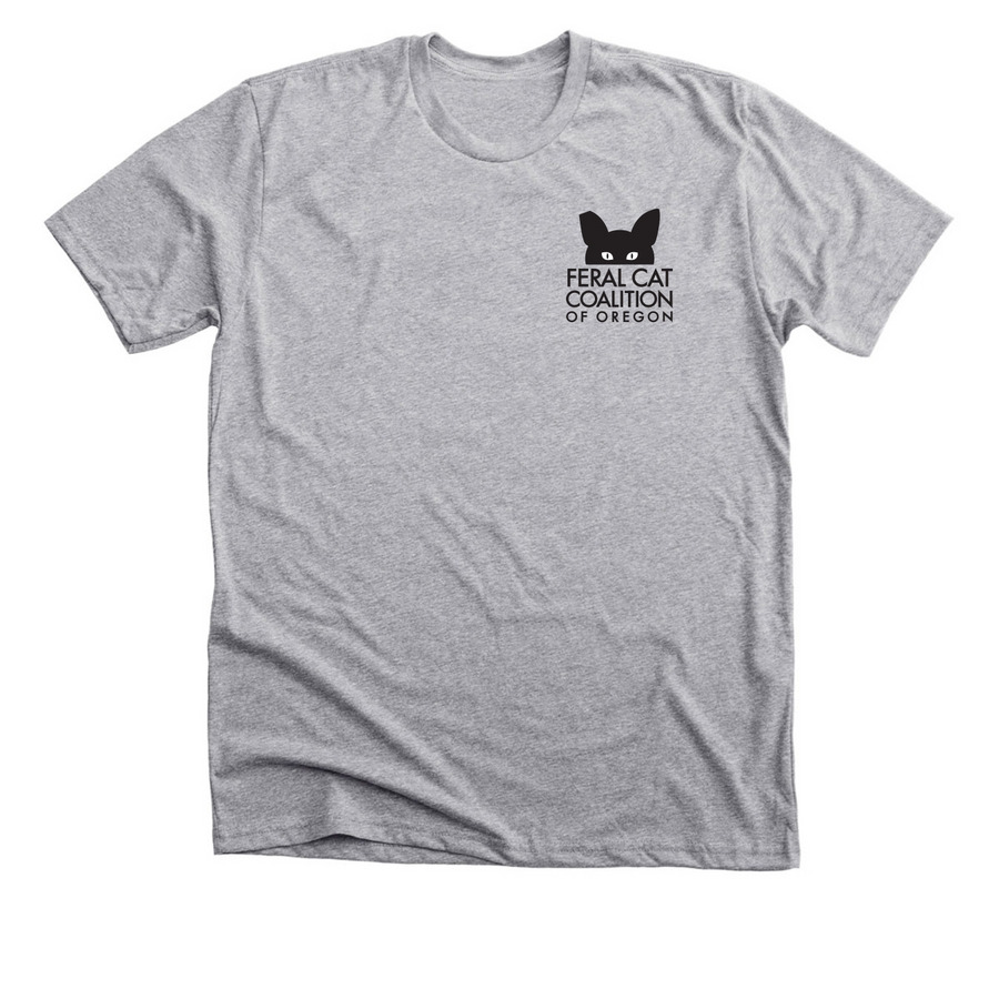 Spayed in Oregon, a Athletic Heather Premium Unisex Tee