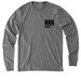 XXX Lazy Bear Week / Black, a Aluminum Grey Allmade Eco Triblend Long Sleeve Tee