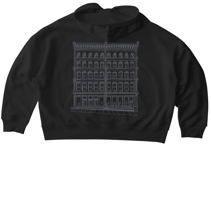 Spring Academy Zip-Up / black, a Black Stanley/Stella Women?s Stella Ida Zip Up Pullover Hoodie (back-view)