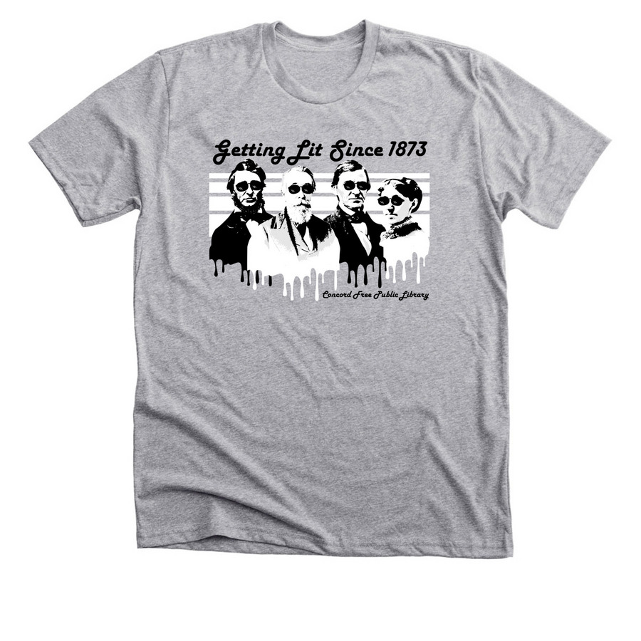 Lit Squad, a Athletic Heather Premium Unisex Tee