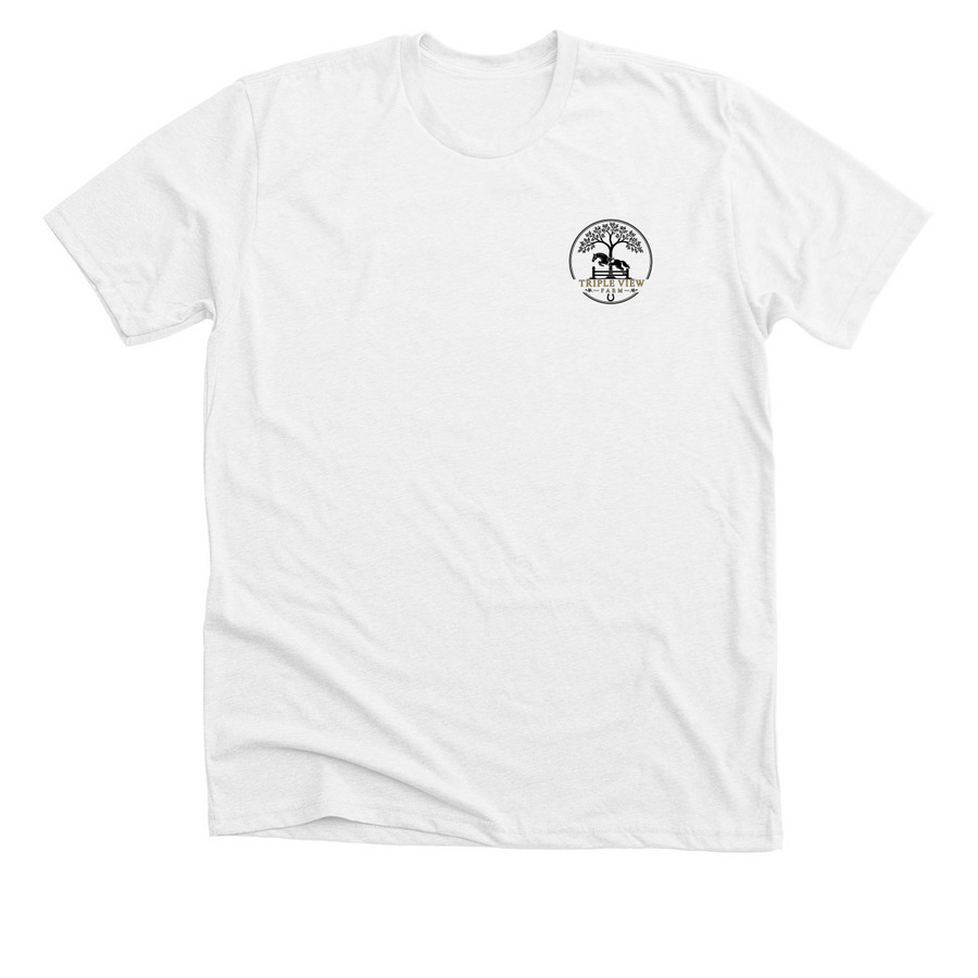 Triple View Farm | Elizabeth?s Sayings Tee, a Solid White Blend Premium Unisex Tee