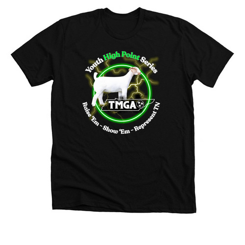 High Point Series&nbsp;, a Solid Black Blend Premium Unisex Tee