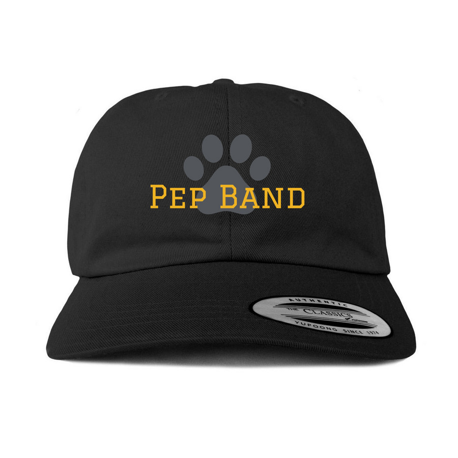 Pep Band Hat, a Black Printed Classic Baseball Cap