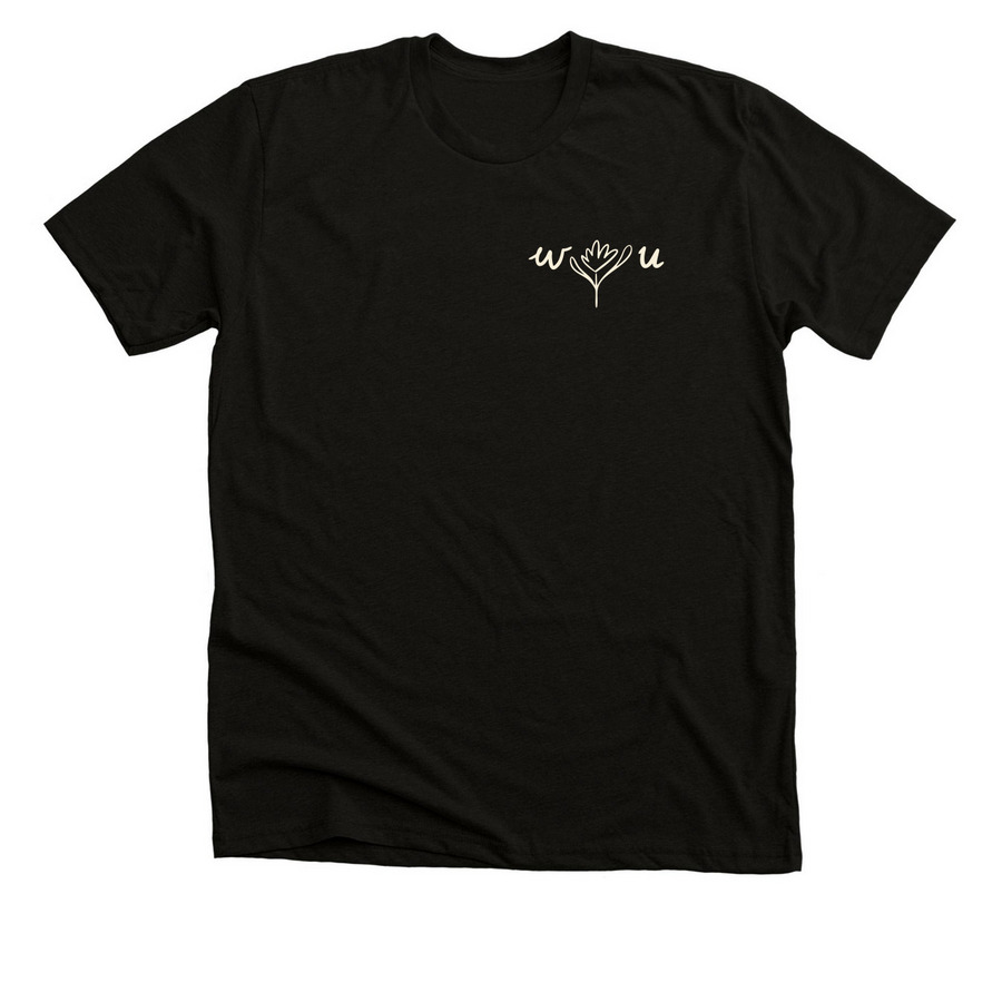 WyoUnited, a Solid Black Blend Premium Unisex Tee