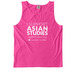 I SUPPORT ASIAN STUDIES, a Neon Pink Comfort Colors Tank Top