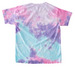 40th Anniversary Youth Collection, a Cotton Candy Youth Tie Dye Tee (back-view)