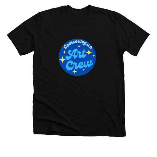 Comsewogue Art Crew, a Solid Black Blend Premium Unisex Tee