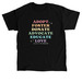 Adopt, Foster, Donate, Advocate, Educate, a Black Classic Unisex Tee
