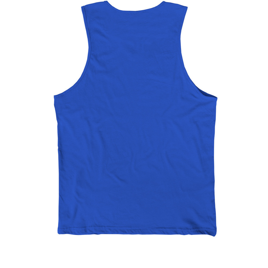 CAMO Rescue, a True Royal Premium Cotton Tank (back-view)