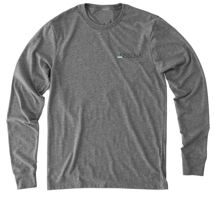 2026 Chapter Shirt, a Aluminum Grey Allmade Eco Triblend Long Sleeve Tee